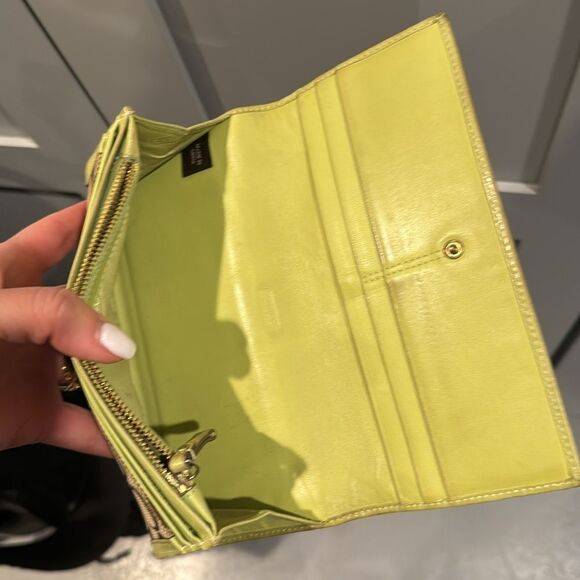 Coach Monogram And Green “lemongrass “ Leather - Picture 5 of 8